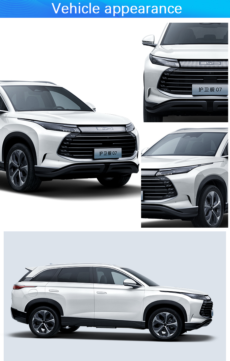 Fast Charge Time of 0.37 Hours and Size of 4820*1920*1750mm 2023 BYD Frigate 07 SUV Sale Car 205KM Luxury Energy Vehicle