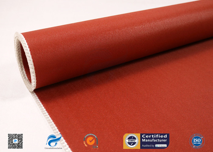 Fireproof Materials Silicone Coated Fiberglass Cloth Non Toxic Double Sides