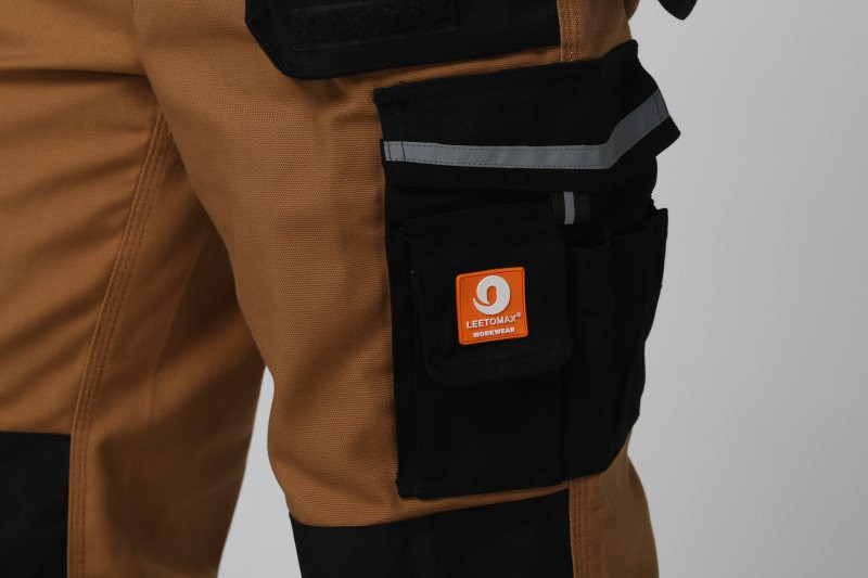 Clip Buckles Mens Work Uniforms 320gsm Overall Bibs For Men