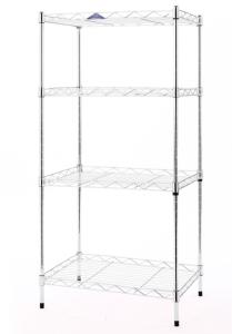 Quality 4 Tier Stainless Steel Wire Shelves Customized Logo Non - Folding Rack wholesale