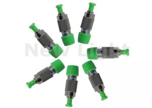 China Green Fiber Optic Attenuator Single Mode FC APC Female To Male 5 dB Attenuator on sale