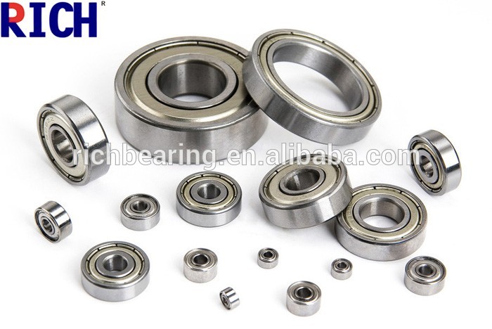 Dust Cover Car Engine Bearings Shiny Ball Bearing 6202 15 X 35 X 11 Mm Size