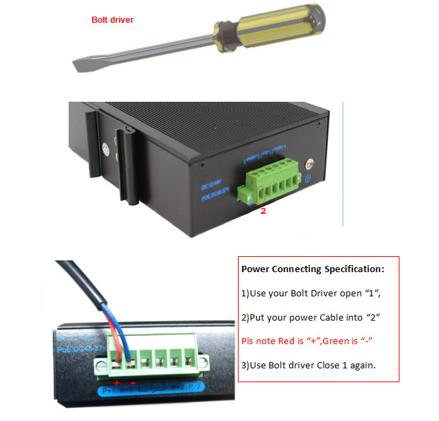 unmanaged industrial Fiber switch 10/100M 2fiber+6RJ45 ethernet switch for outdoor use