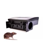 Black Sustainable Pest Control Rodent Mouse Bait Station with Sticky Trap