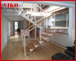 Steel Cable Stair VK71SC Aluminum Baluster Treed BeechGlass Handrail 304
