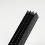 Flexible PVC Extruded Profile With Grooves Pvc Hollow Profile