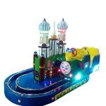 Coin Operated Kiddie Ride Machines Szf Intercity Train Rail FRP + Metal Material