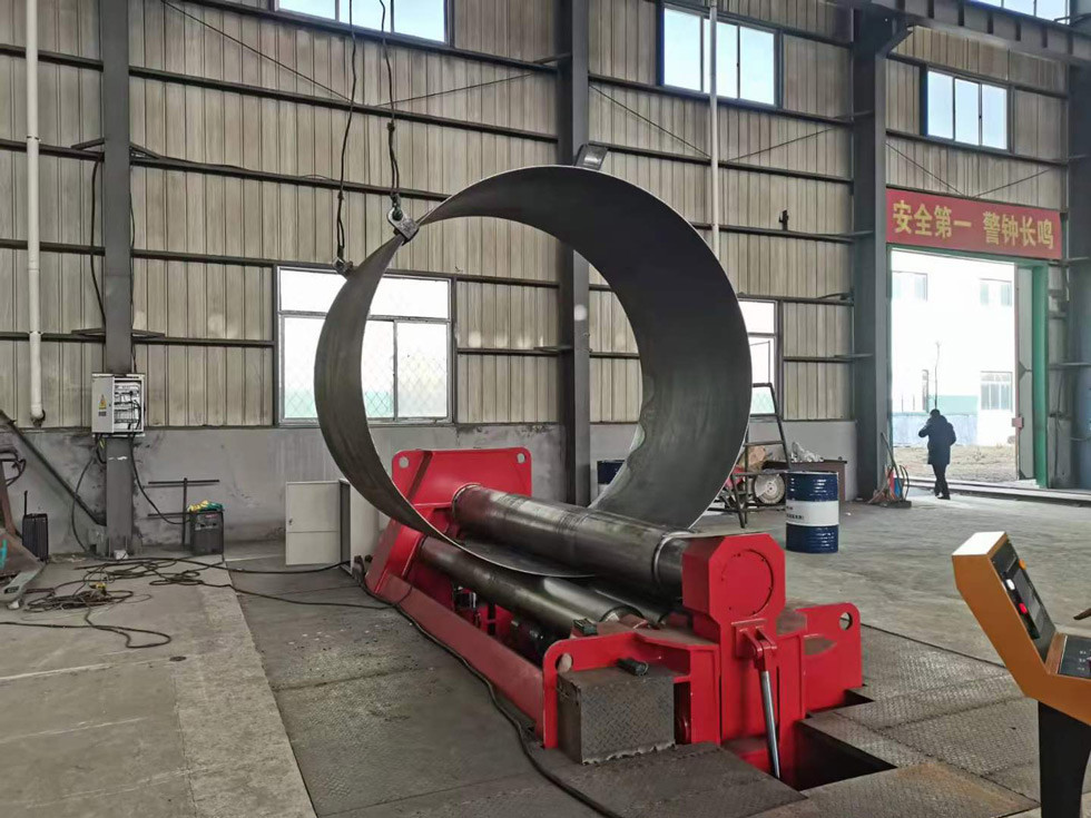 CNC Hydraulic 4 Roller Bending Machine With Separate Controller