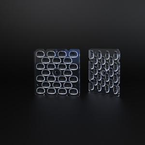 Quality Square Shape 3030 SMD LED Lens Commercial Street Light Lenses PC Material wholesale