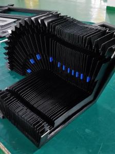 Quality Heat-sealed &amp;folded bellows fabric +PVC for any kind of machine dust covers wholesale