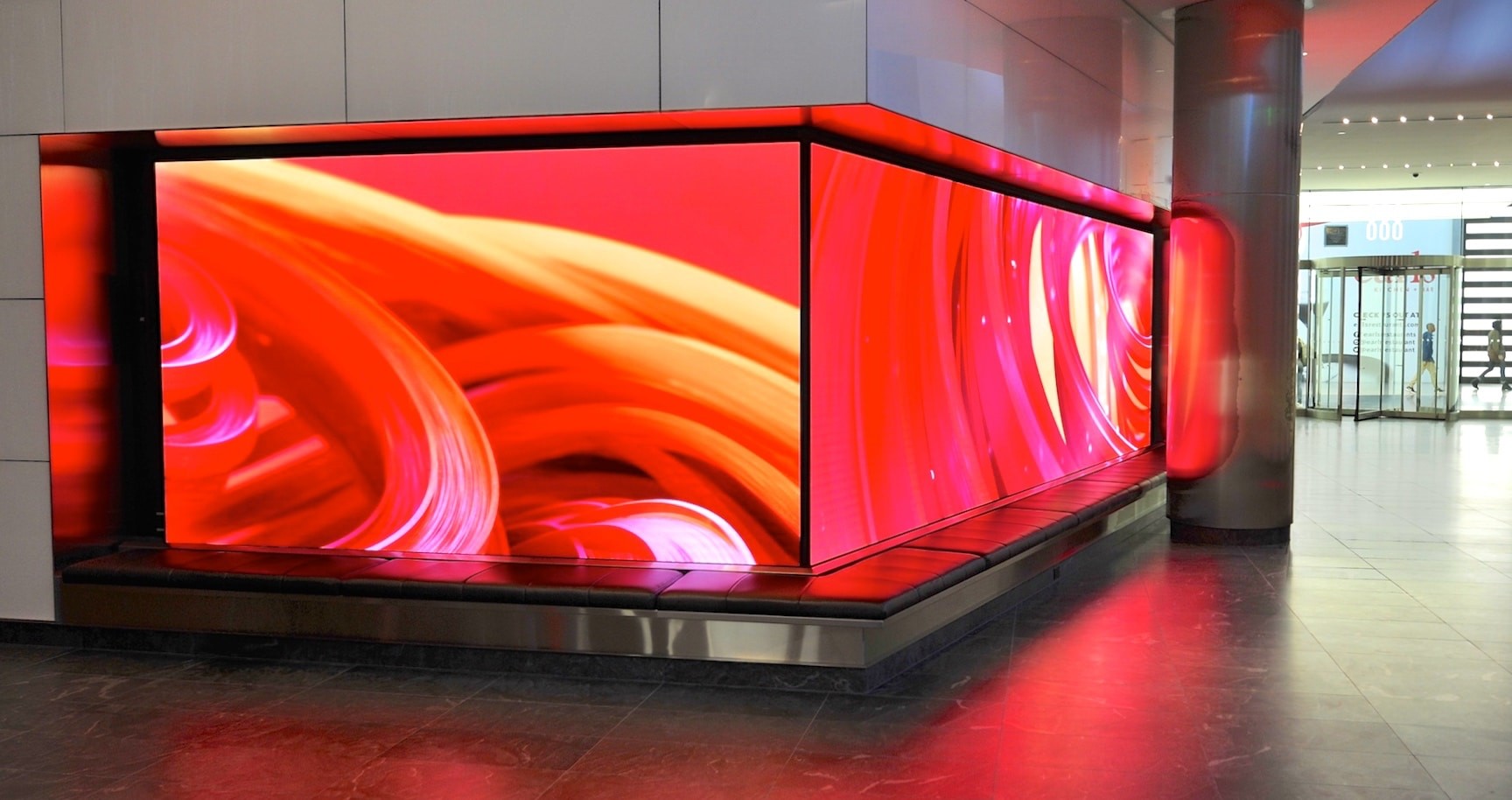 Outdoor Video Rental LED Display Wall Panel 3mm For Shopping Mall