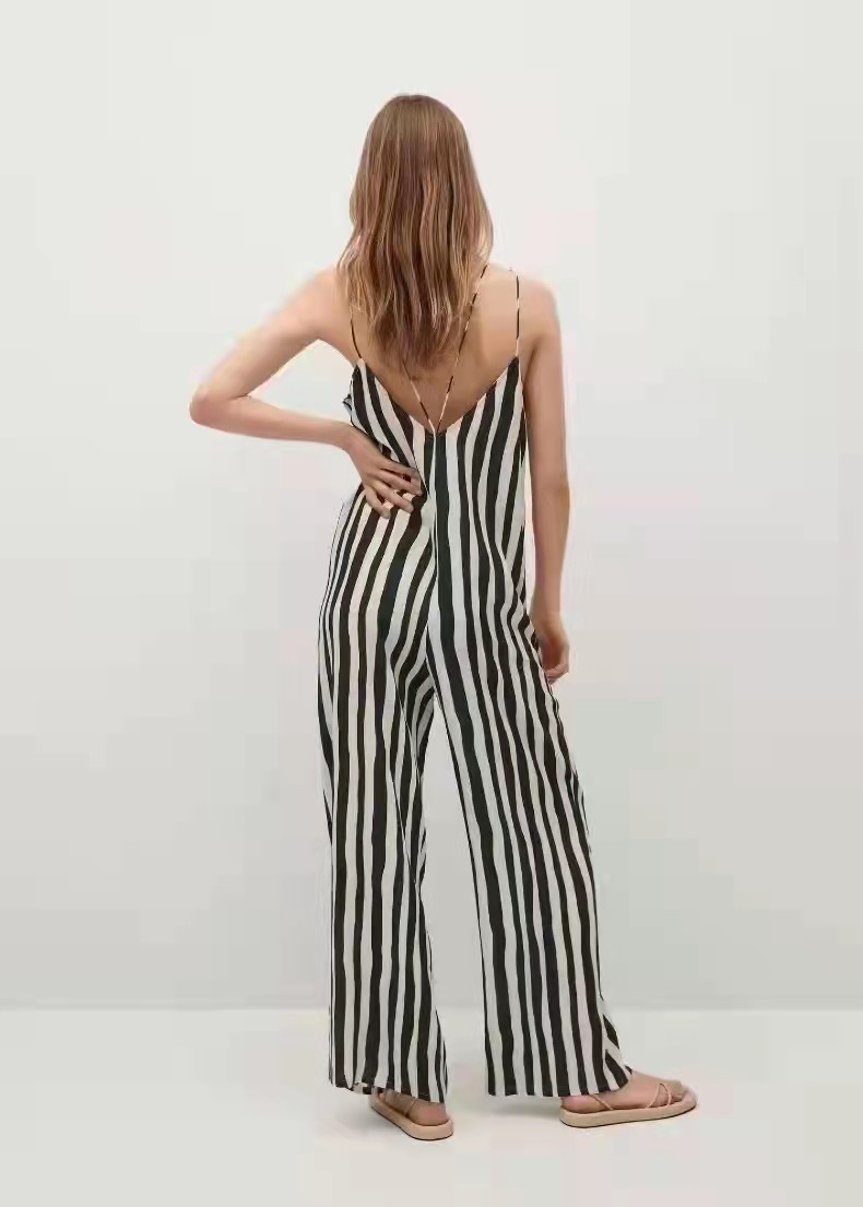 Stockpapa 2 Colors 100% Viscose Ladies Fashion Jumpsuits