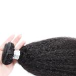 Kinky Straight 8A Grade Virgin Human Hair Bundles No Smell Hair Extension