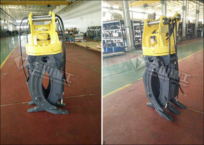 Hydraulic Excavator Grab Attachment Grapple Bucket For 12-16 Ton LIUGONG CLG915
