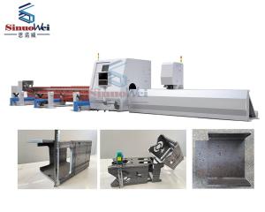 Quality Long Material Laser Cutting Machine with ±0.1mm Positioning Accuracy and 12000mm Length wholesale