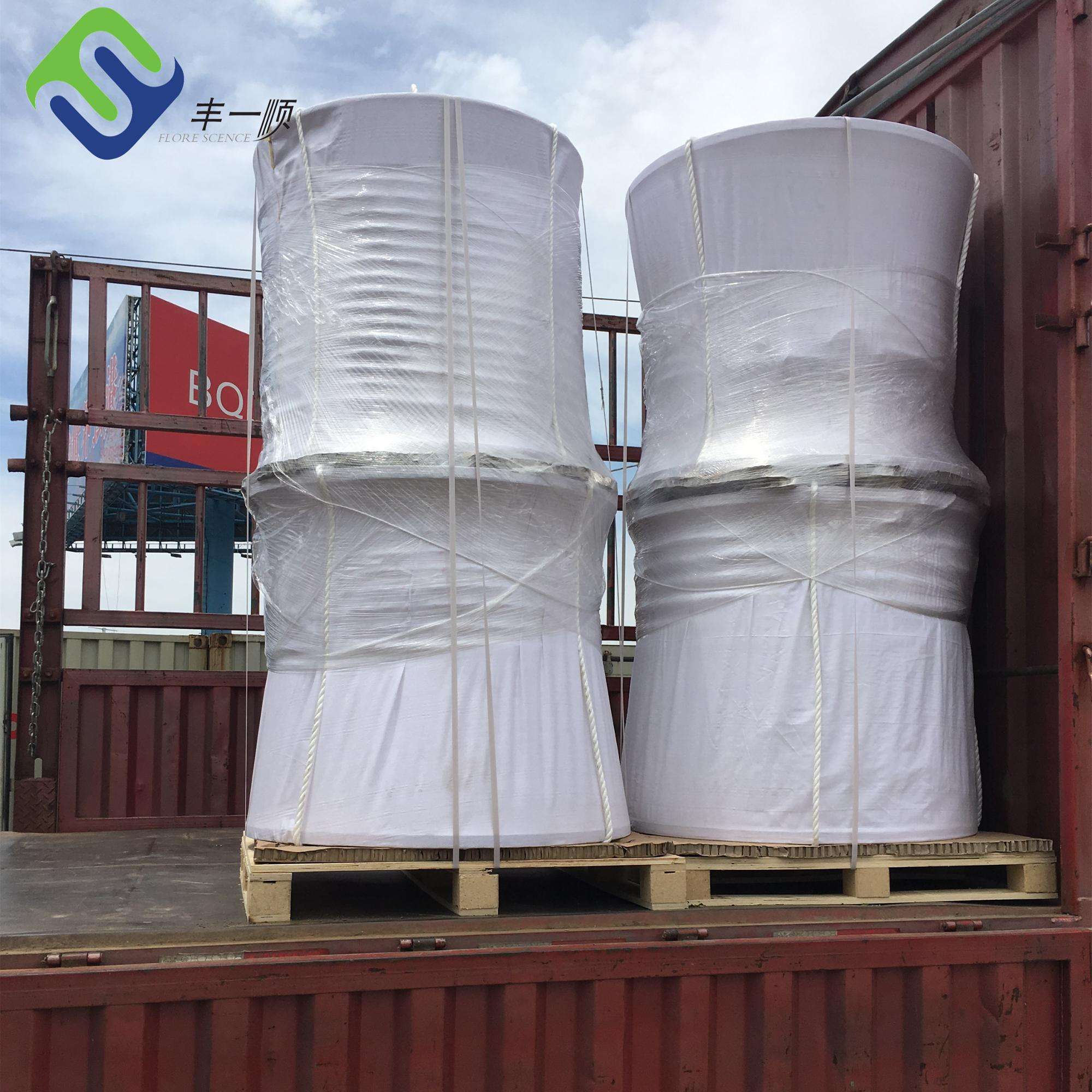 8 Strand Braided Polyester Mooring Rope Ship Hawser Polyester Rope