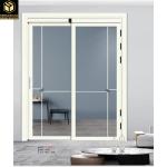 Red Black Aluminium Glass Hinged Door Aluminium Bi Fold Doors ODM