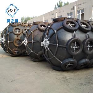 China 3300x6500mm Yokohama Pneumatic Fender Black Rubber For Docks on sale