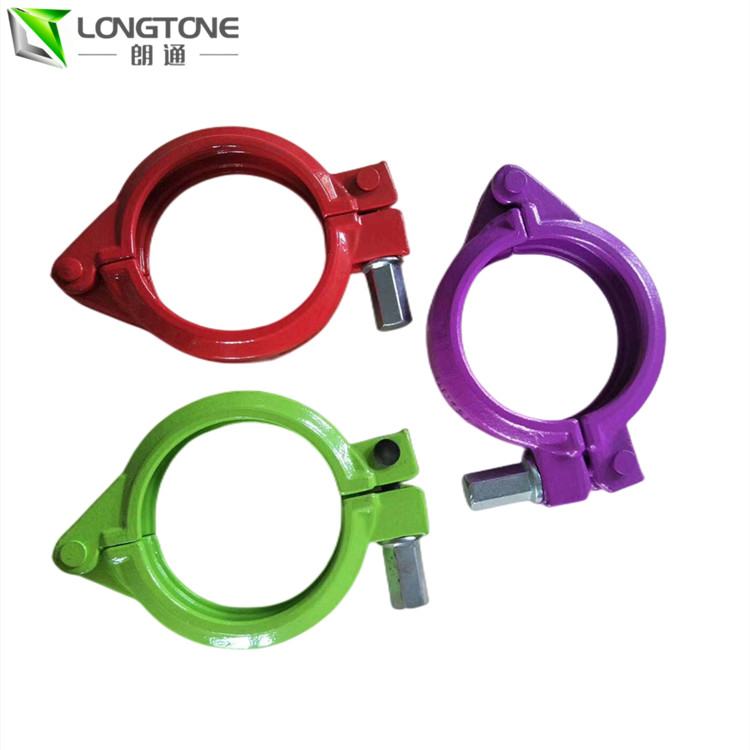 Snap Sany Concrete Pump Parts Coupling Clamp For Delivery Pipe