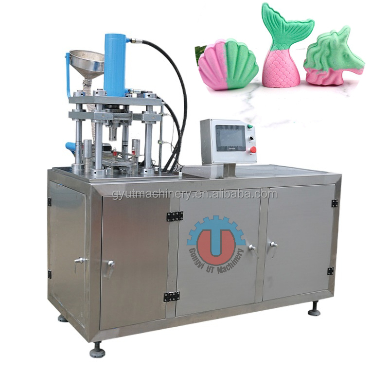 Small Orders Full Automatic Bath Ball Forming Machine for Making Square Round Bath Bomb