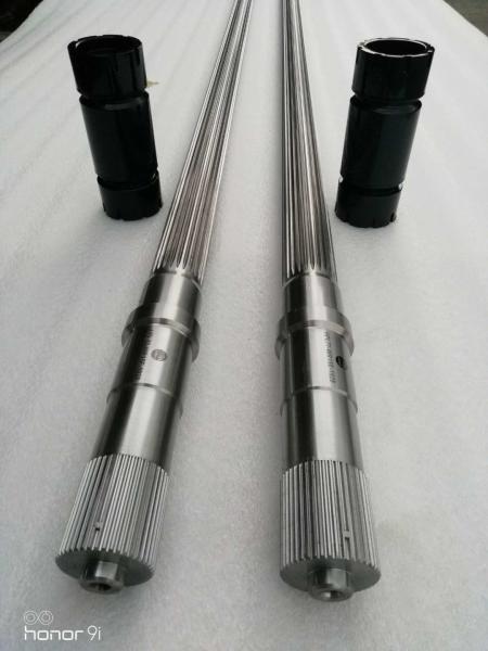 HPL77 Cold Rolling Extruder Shaft For Plastic extruder screw design 1.2343