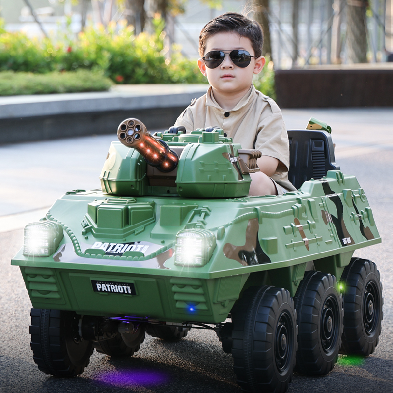 Direct 12v Children Can Drive Toy Ride On Cars for Kids Electric Tanks and Armored Car