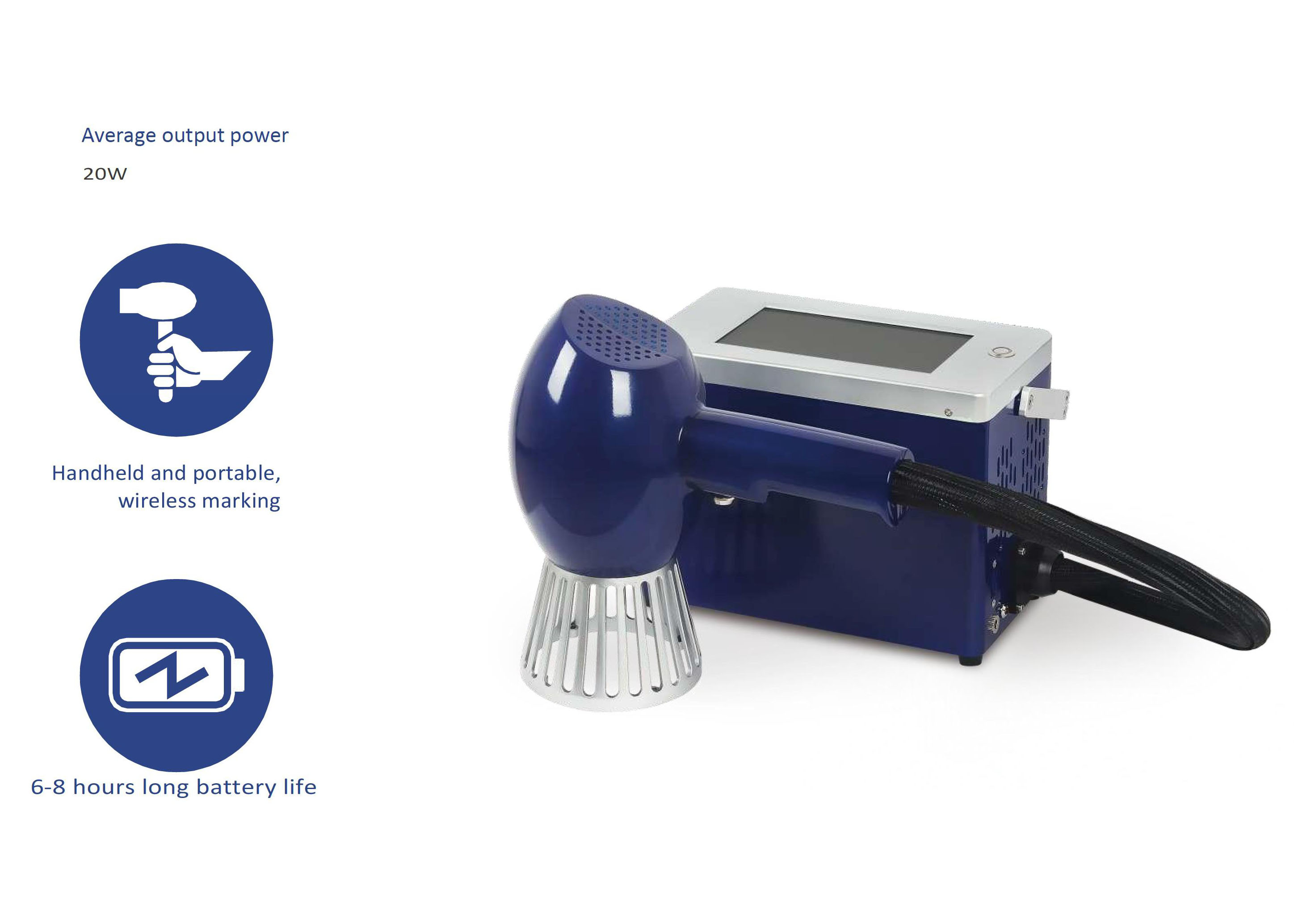 6KG 1064nm Fiber Laser Marking Machine Wireless Simple Operating