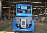 Rough Terrain Small Hydraulic Scissor Lift 24v 25a Charger Powered By Diesel