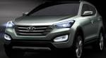 Car DRL LED Daytime driving Lights for Hyundai IX45 Santa Fe 2013-2015 Hyundai