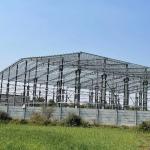 Large Span Prefab Metal Building Construction Auto CAD Curtain Wall Steel