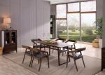 European Style Wood Furniture Square Dining Table