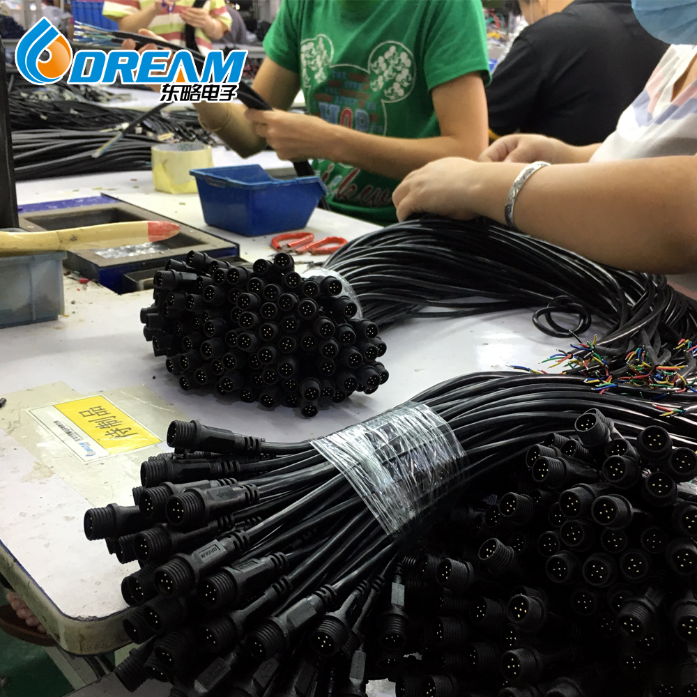 Factory Dream-start M Series Connector IP67 M10 2 3 4 5 6Pin Circular Waterproof Connector