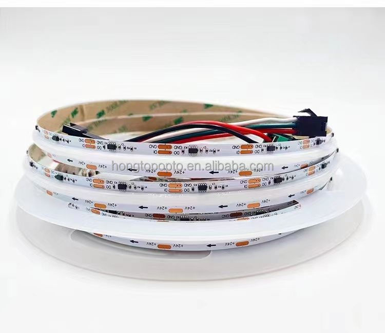 576 Leds / M 10mm 24V Chasing Digital Dream Color RGBW COB LED Strip