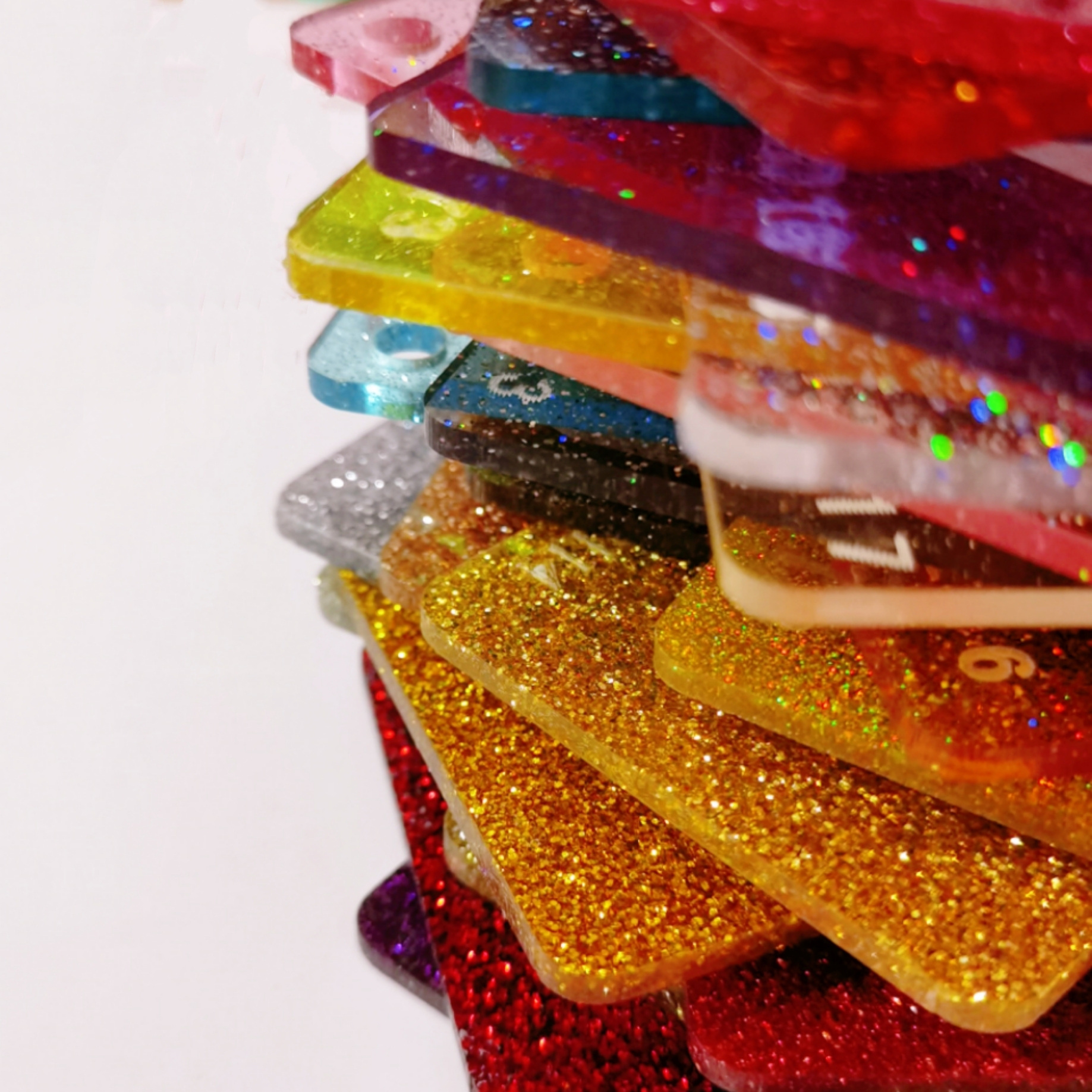 1220x2440mm 4x8ft 3mm Glitter Acrylic Sheet ITS RoHS Approval