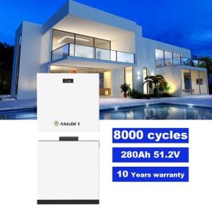 Quality 51.2V 280Ah 15kWh LiFePO4 Lithium Battery Stackable Bms 10kWh 20kWh Pv Storage wholesale