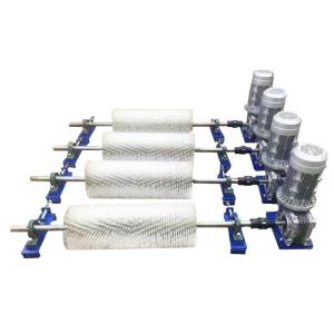 China Conveyor Belt Cleaner Brush Equipment Electric Roller Brush Cleaner on sale