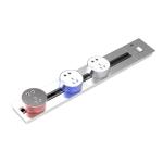 Aluminum Wall Power Track Socket Movable Rail Plug System 0.6M