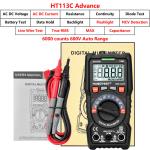 600uA 6000 Counts 600Ohm Digital Auto Range Multimeter