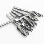 Speed Cutting Tungsten Carbide Rotary Burrs AlTiN Coated Various Tooth Shapes