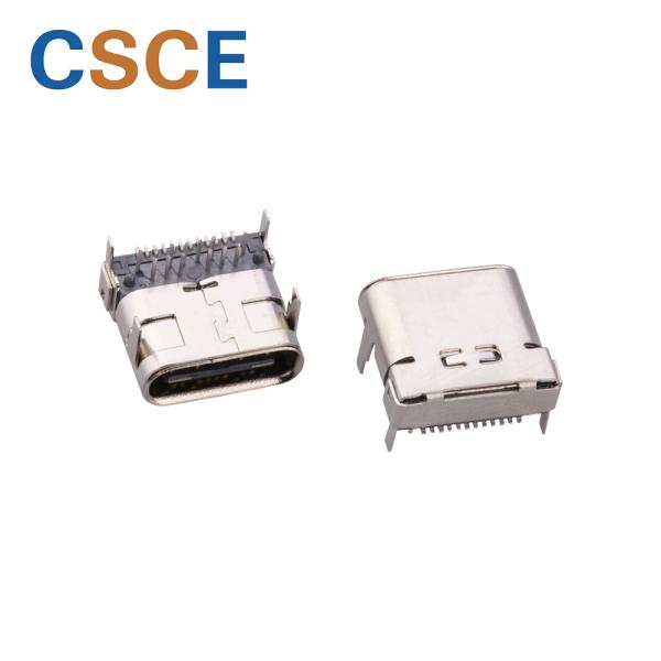 Cheap Female Level 2 Shell USB 3.1 Type C Connector For Mobile Phone Charge for sale