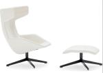 Designer living room modern lounge chair office reception talks rotating