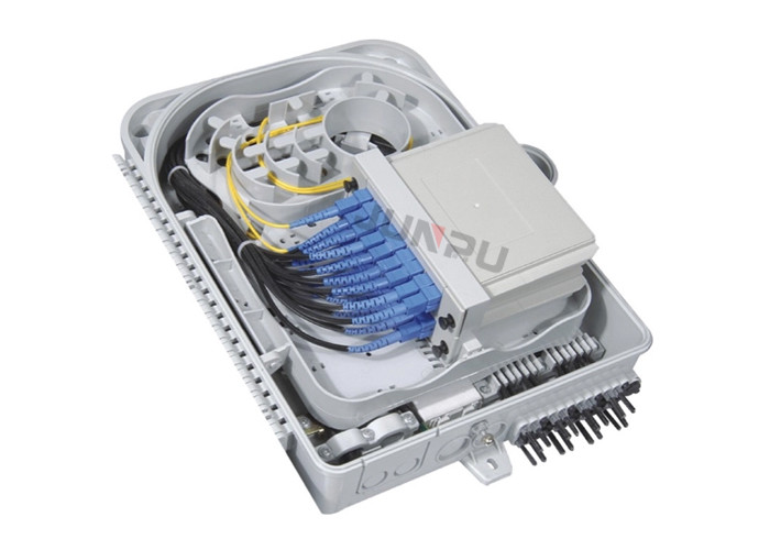 Junpu Waterproof 24 Core Fiber Optic Termination Box With 24 Ports SC Adapter