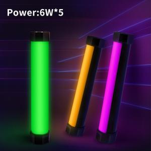 Quality Magnetic RGBW with 14 effects fill light for TikTok Vlog selfie livestream photography Rechargeable LED Tube Light wholesale