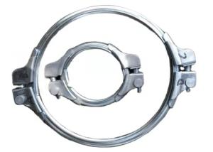 Quality Heavy Duty 150mm Galvanized Pipe Clamp For Materials Handling wholesale
