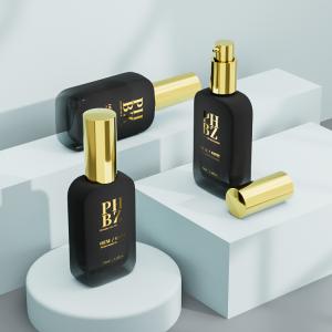 Quality Square Glass Serum Liquid Foundation Bottles 50ml Cream Lotion Bottle wholesale