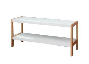 Quality BSCI 70cm Wide Bamboo Shoe Shelf For Entryway wholesale