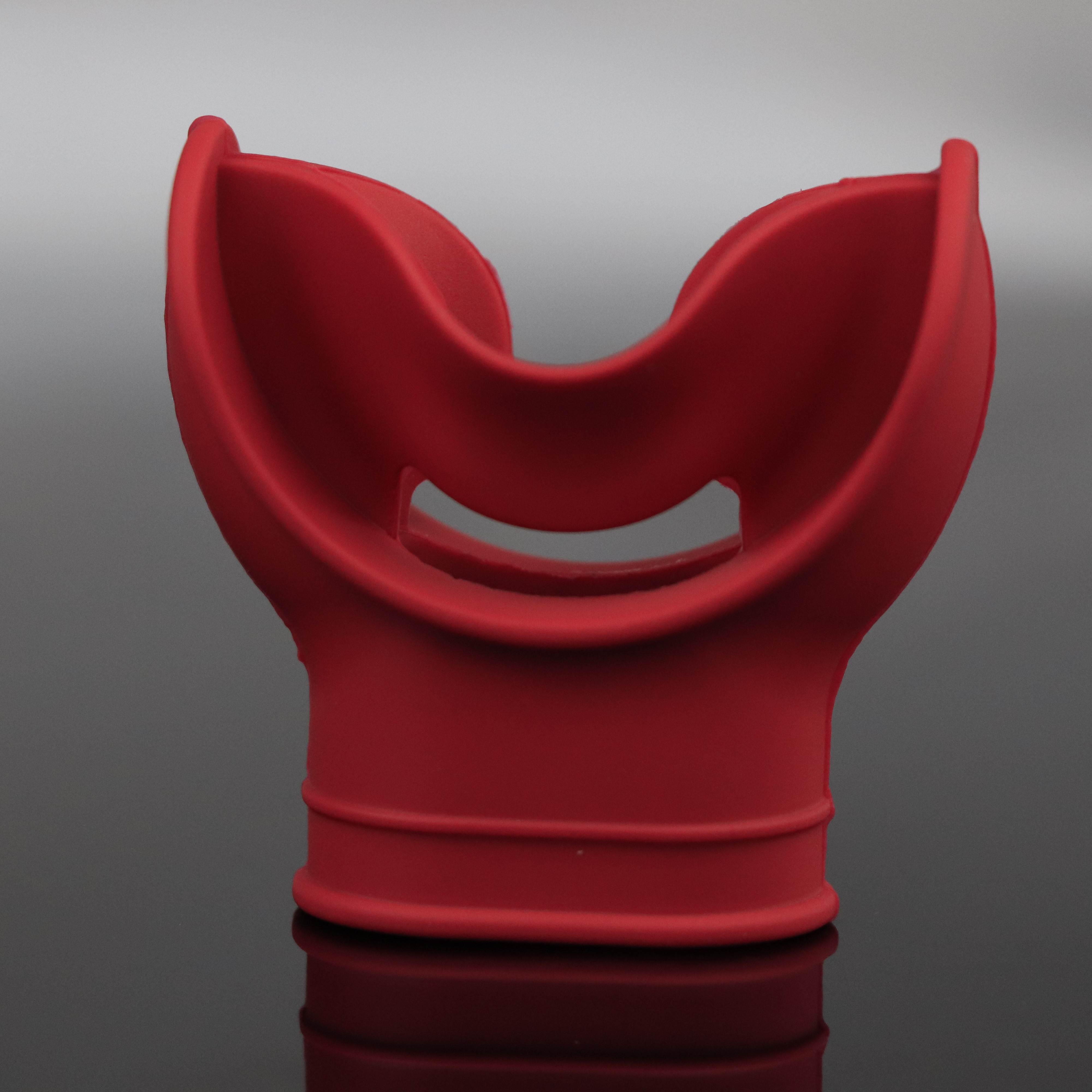 Transparent Blue Red Silicone Scuba Diving Mouthpiece Regulator