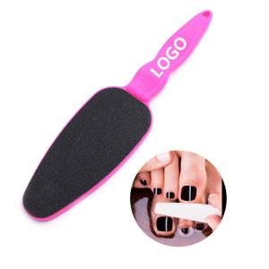 Quality Promotional Pink Double Side Nail Polishing Nail File Logo Customized wholesale