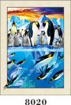 High Definition 5D Animal Print Lenticular For Office And Shop Eco - Friendly