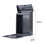 Waterproof Garden Letterbox Wall Mounted Residential Steel Mailbox